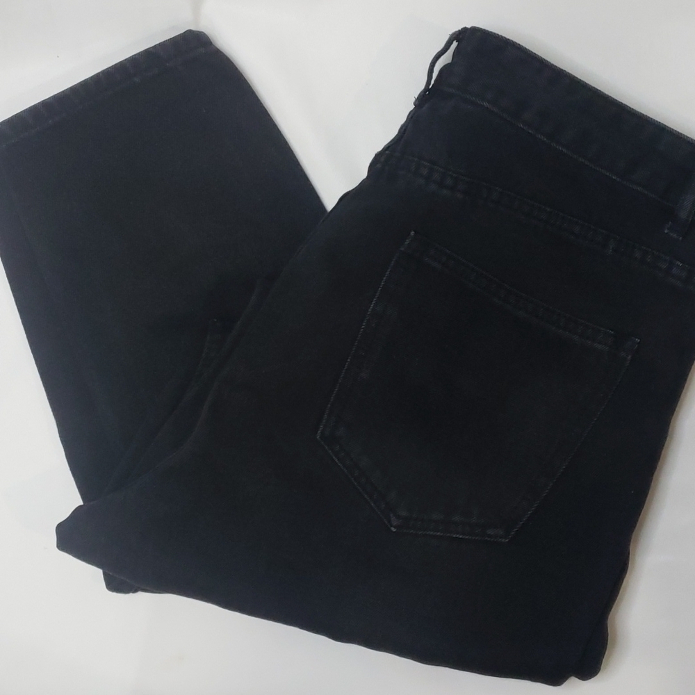 FREE with Purchase Mom Ultra High Rise Distressed Jeans